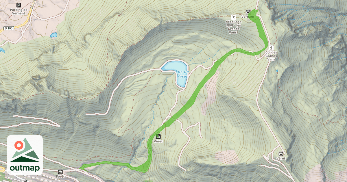 Map of Tourmaline