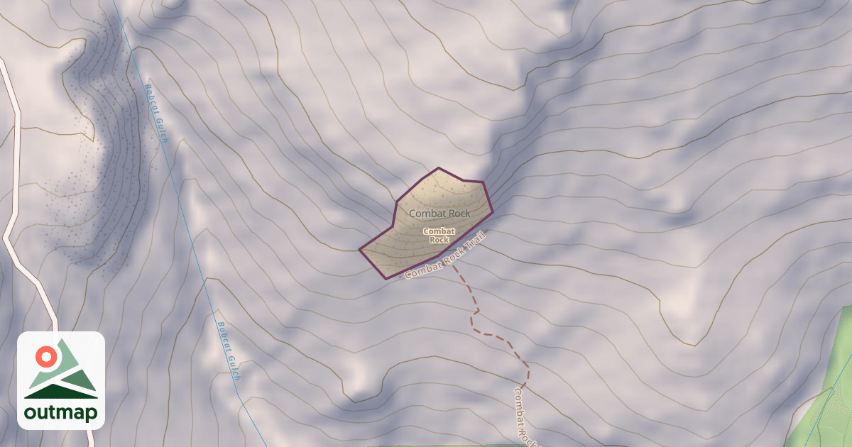 Map of Combat Rock