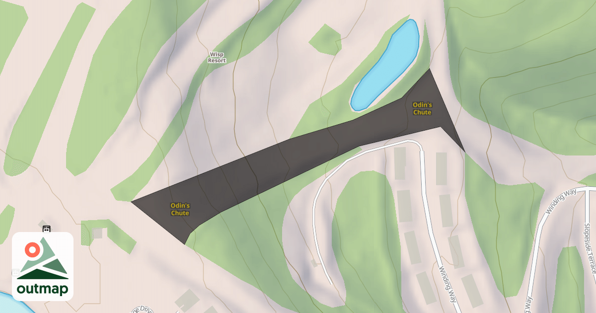 Map of Odin's Chute