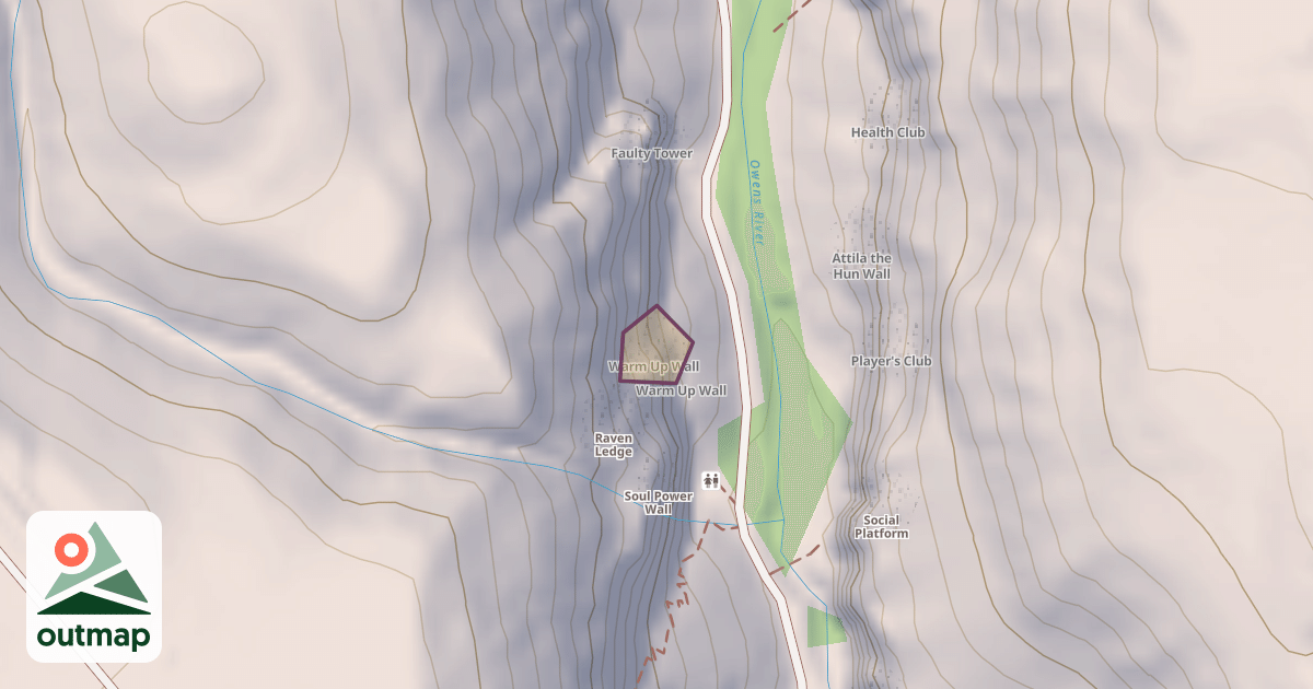 Map of Warm Up Wall