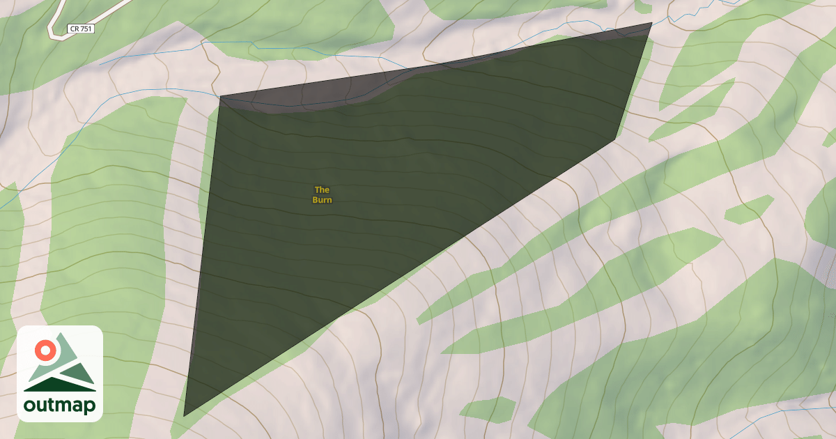 Map of The Burn