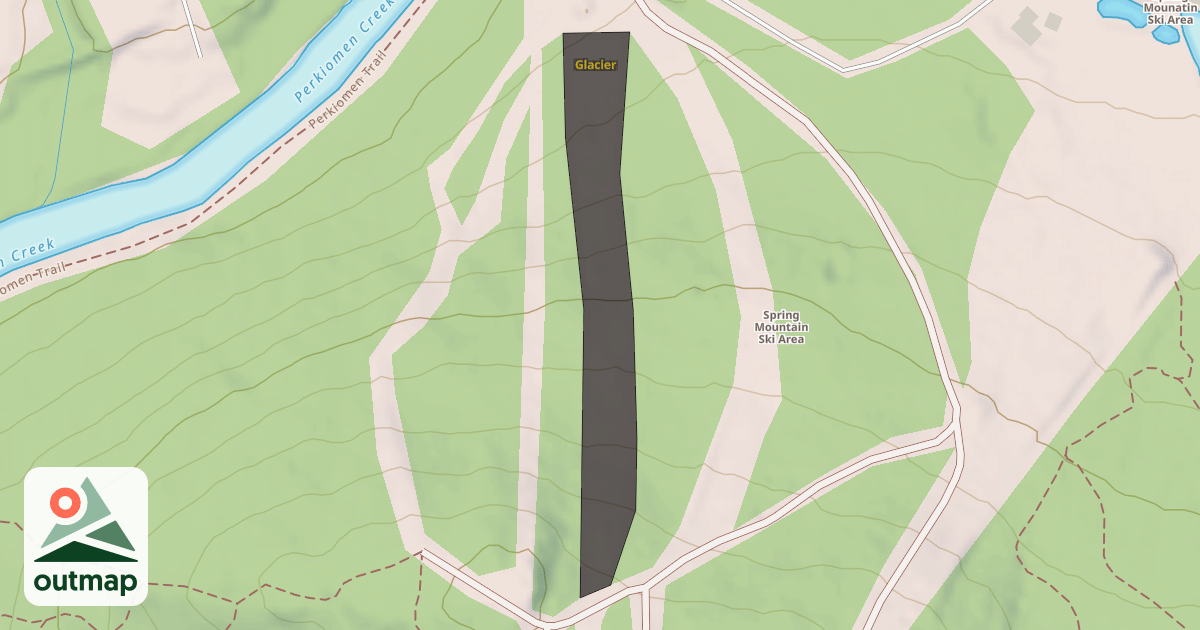 Map of Glacier