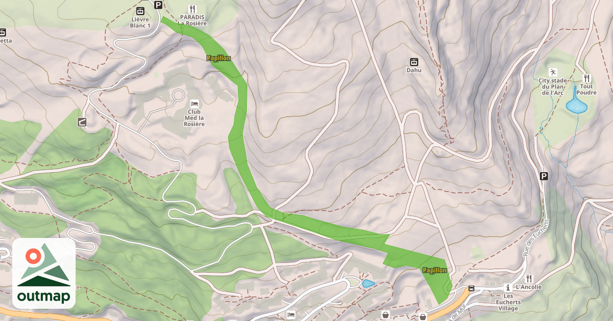 Map of Papillon