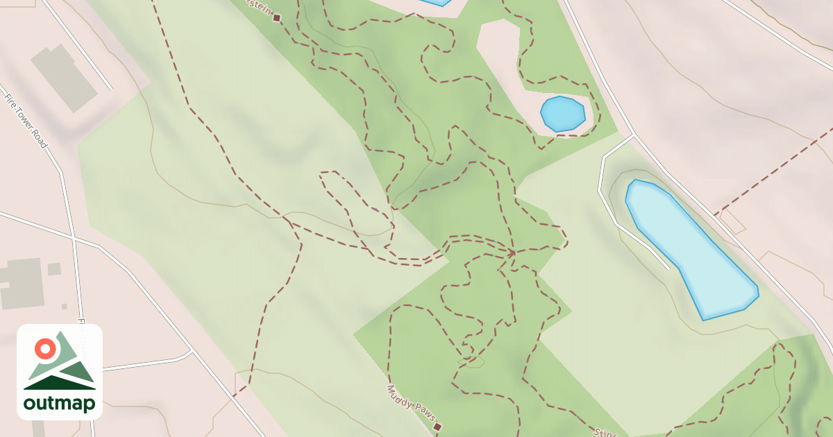 Map of Jacobian Bike Park ◆