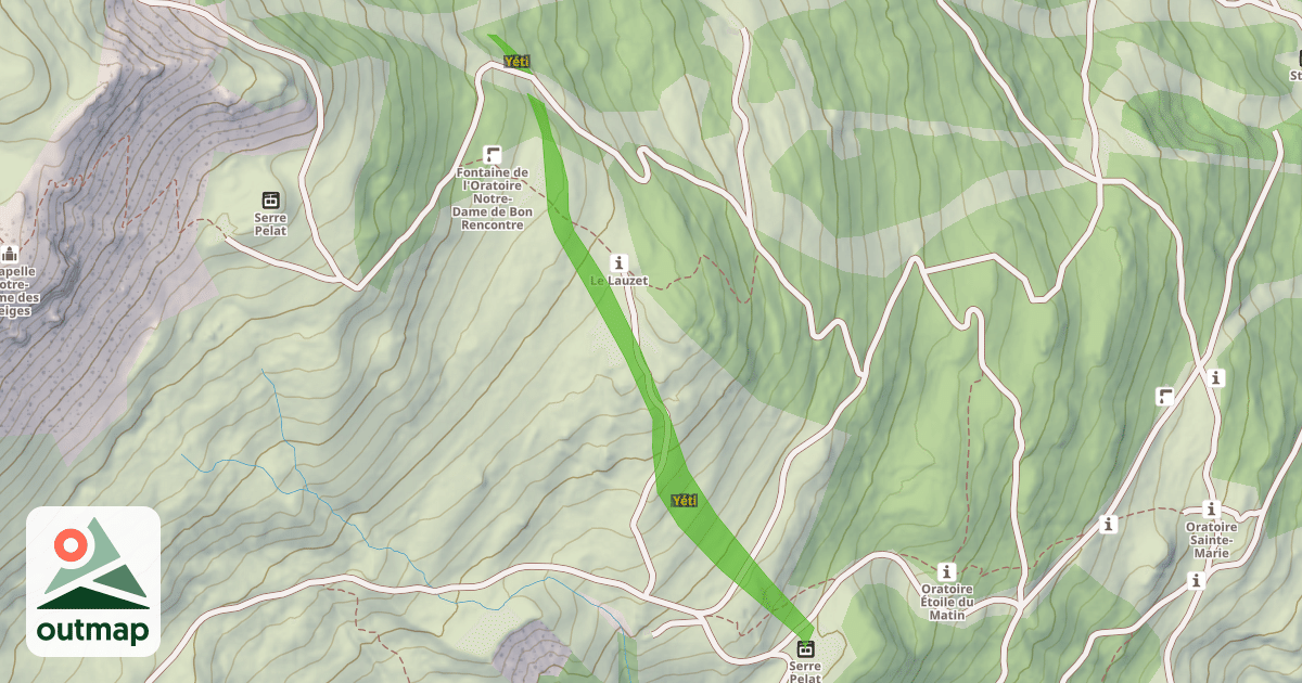 Map of Yéti