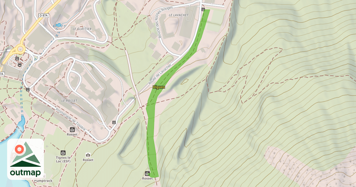 Map of Digues