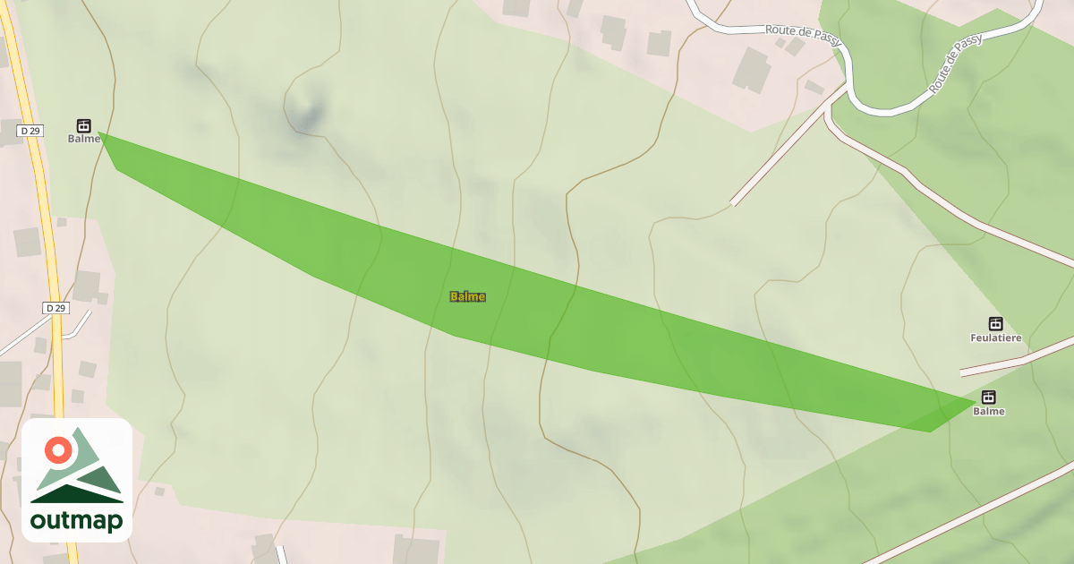 Map of Balme