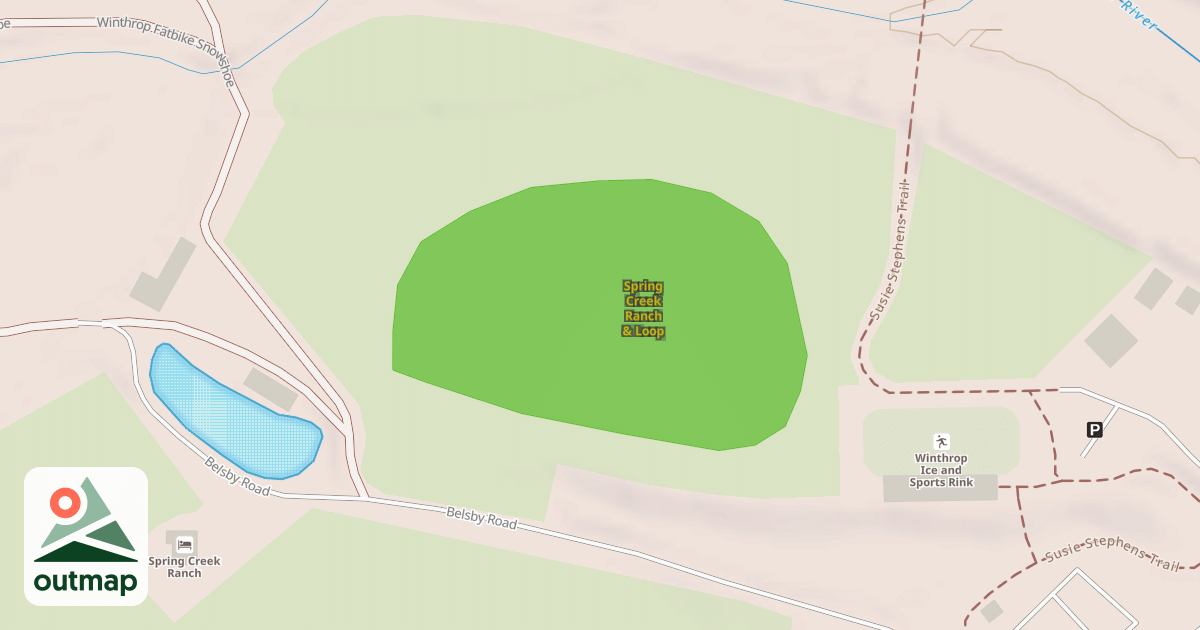 Map of Spring Creek Ranch & Loop