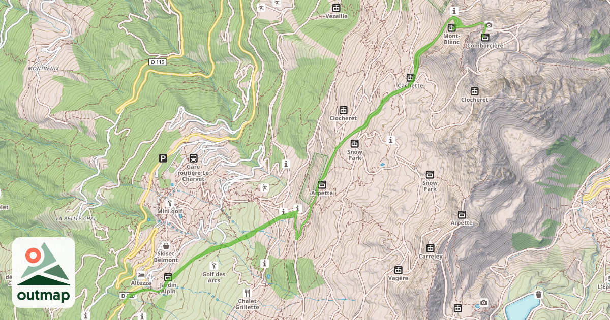 Map of Belvédère