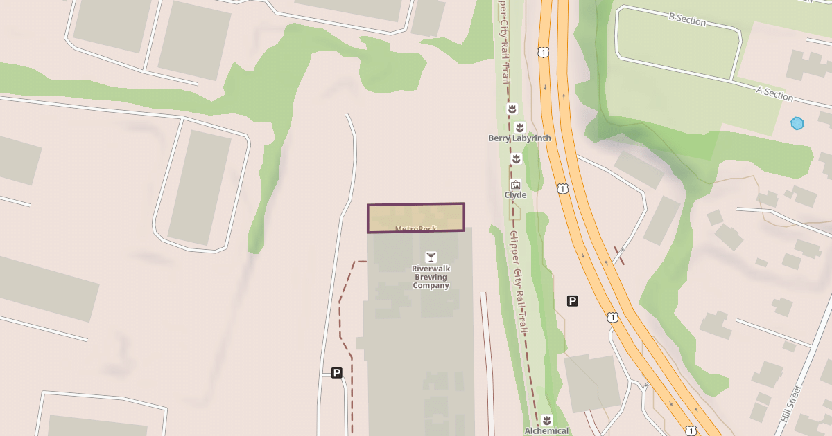 Map preview of MetroRock