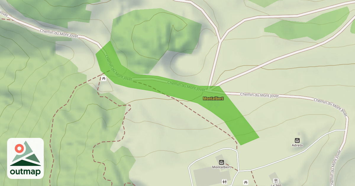 Map of Montalbert