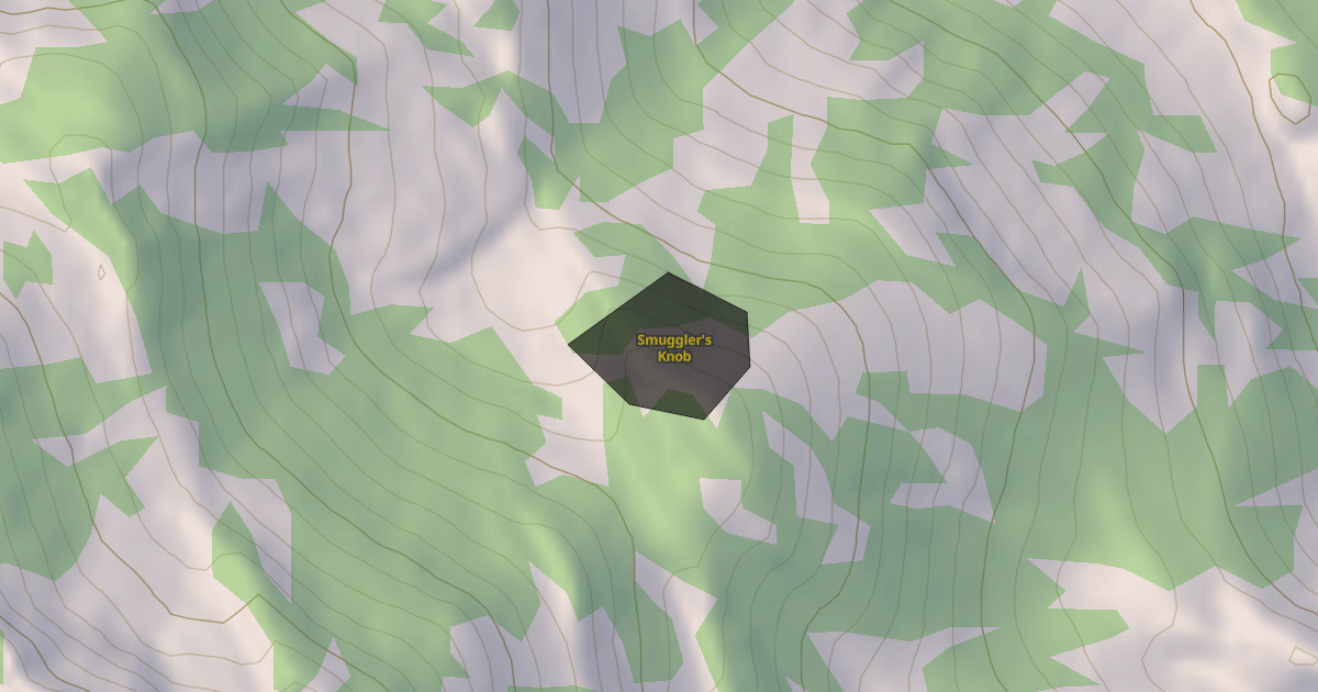 Map preview of Smuggler's Knob
