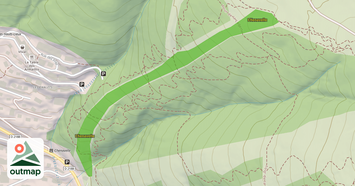 Map of Chenavelle
