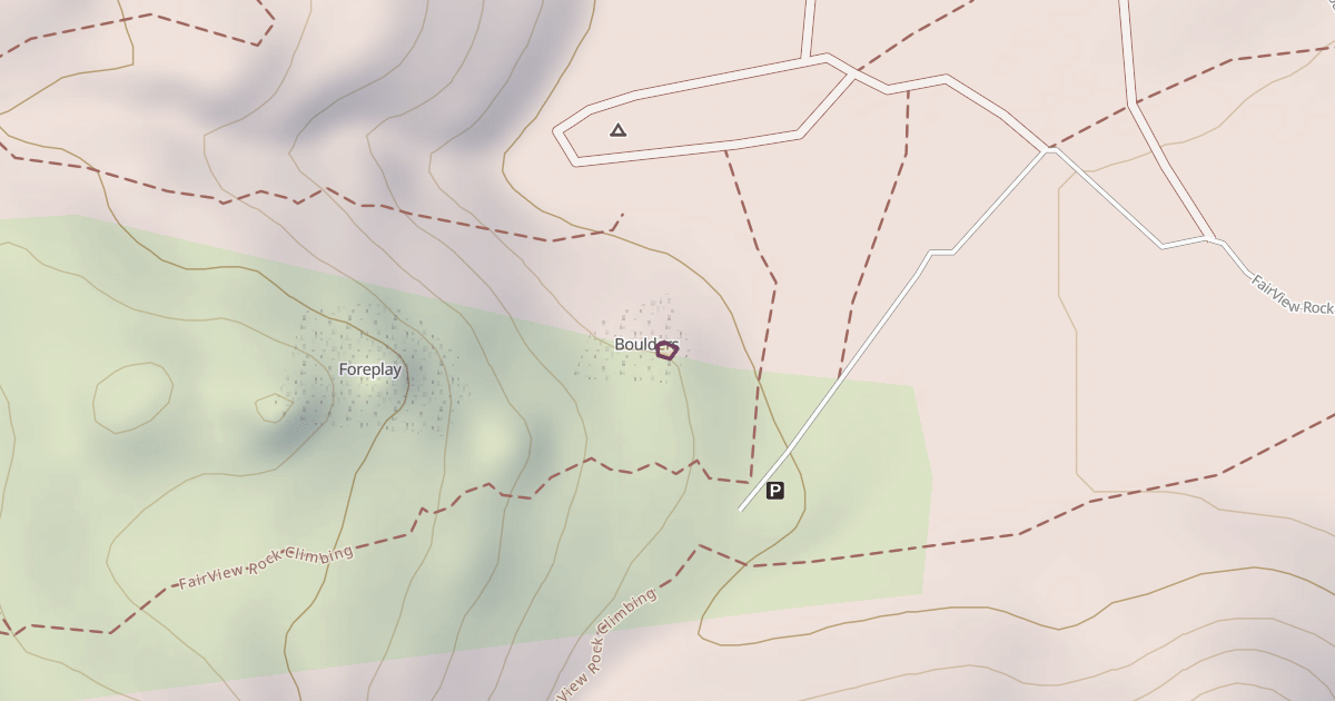Map preview of Box Boulder