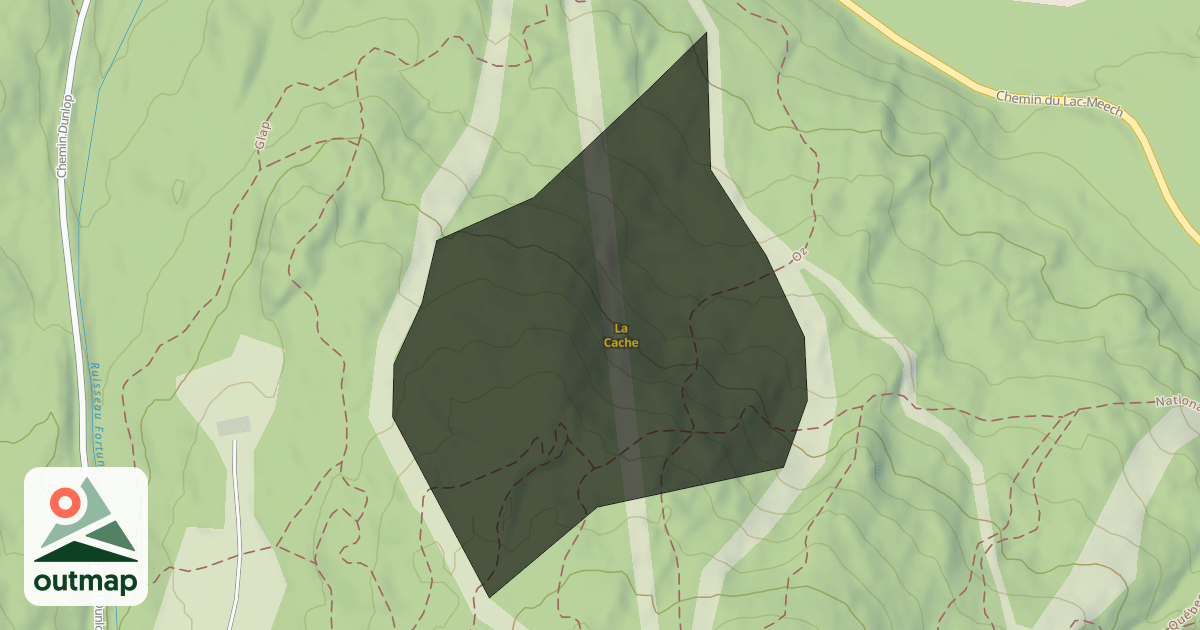 Map of La Cache