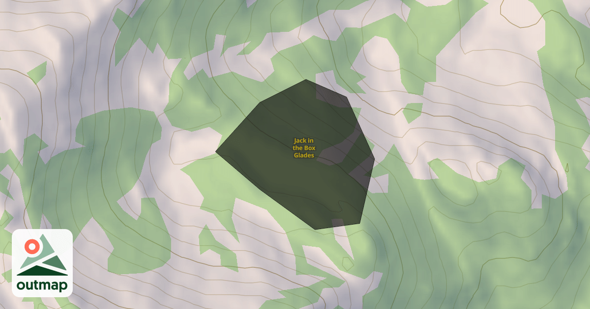 Map of Jack in the Box Glades