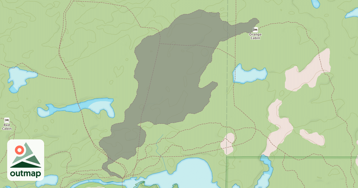 Map of Orange Trail 10km