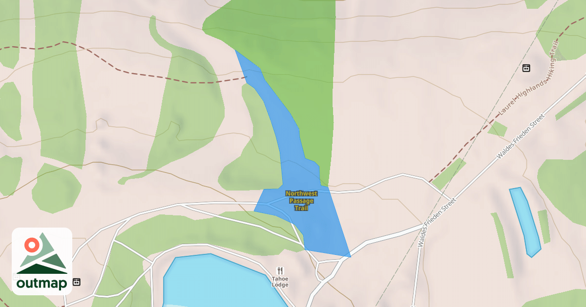 Map of Northwest Passage Trail