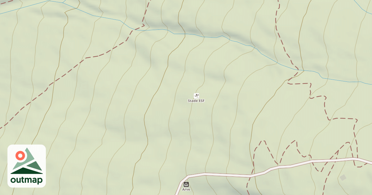 Map of Stade ESF