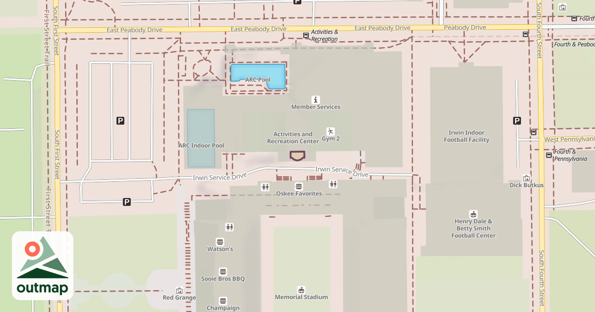 Map of Rock Climbing Wall
