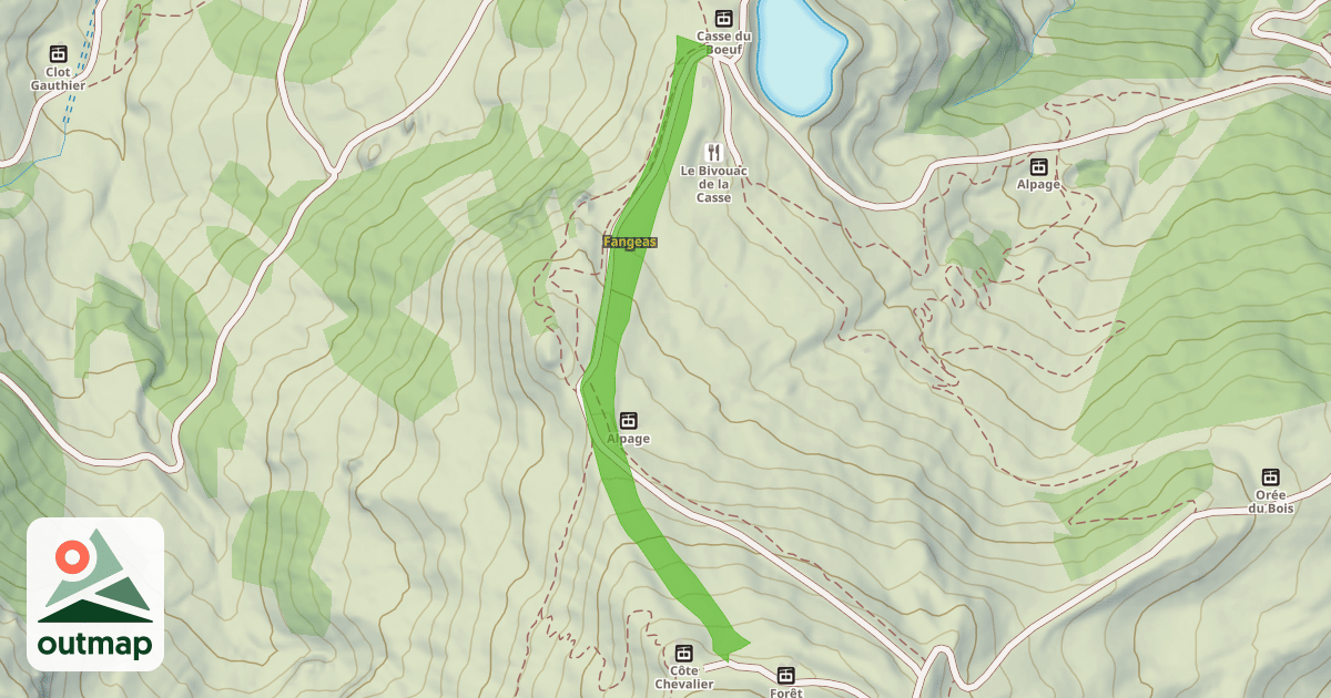 Map of Fangeas