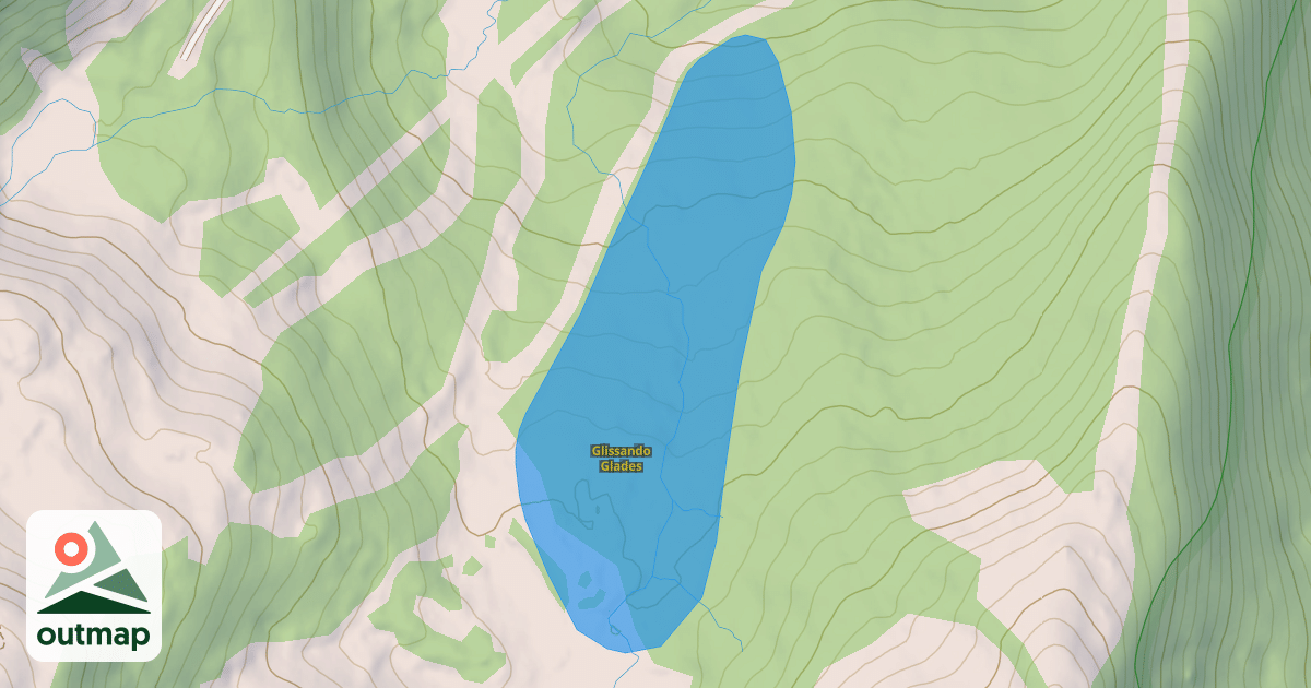 Map of Glissando Glades