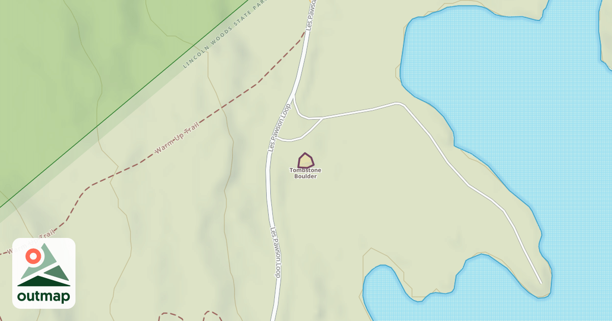 Map of Tombstone Boulder