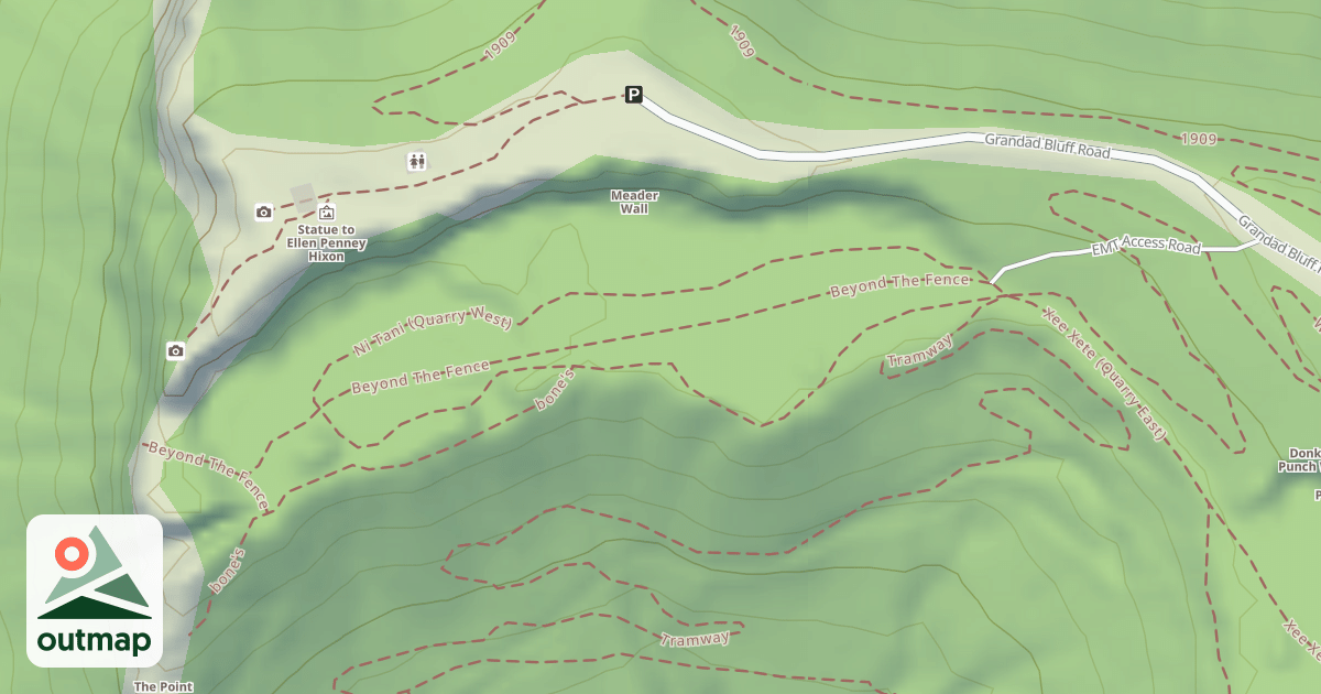 Map of Ni Tani (Quarry West)