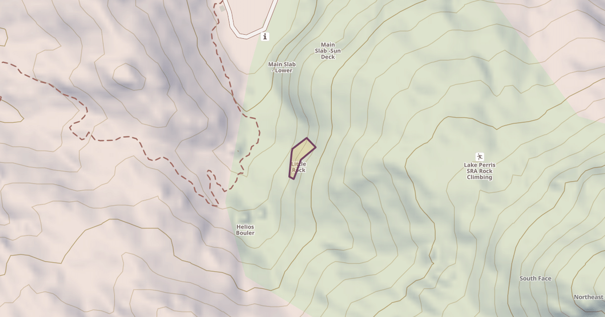 Map preview of Little Rock