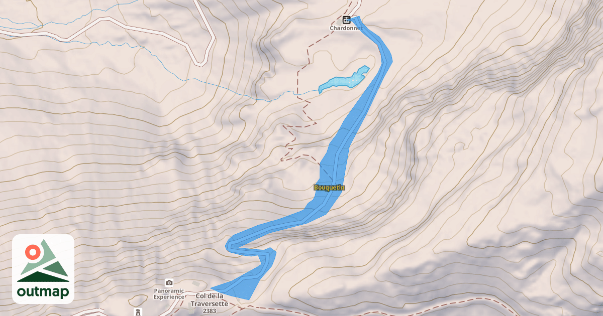 Map of Bouquetin