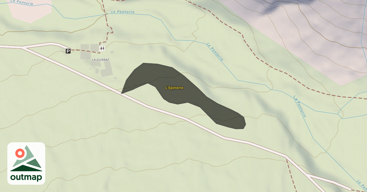 Map of L'Epinerie