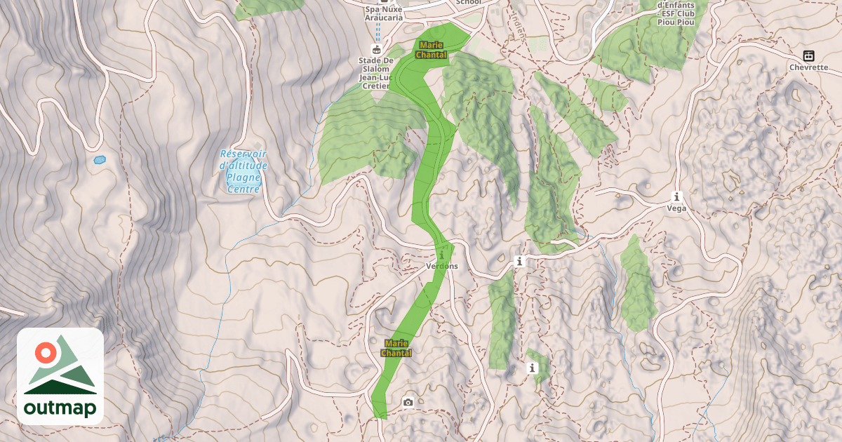 Map of Marie Chantal