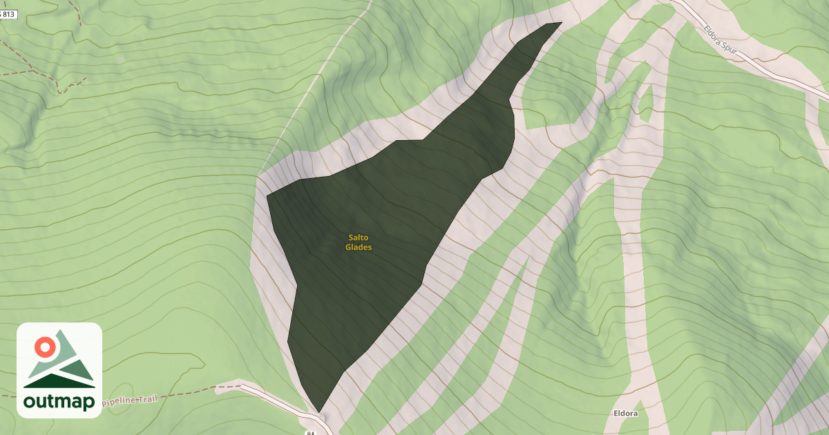 Map of Salto Glades