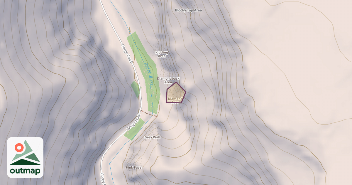 Map of Diamond Face