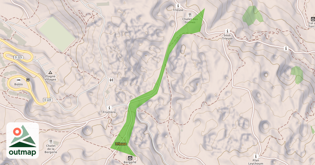 Map of Trieuse