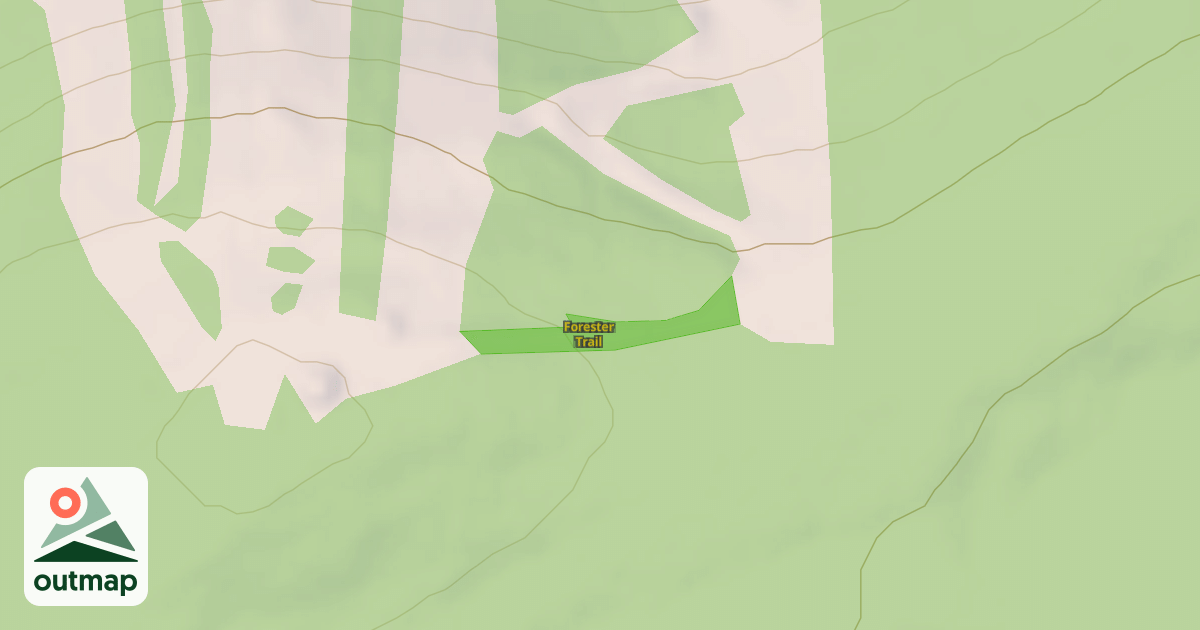 Map of Forester Trail