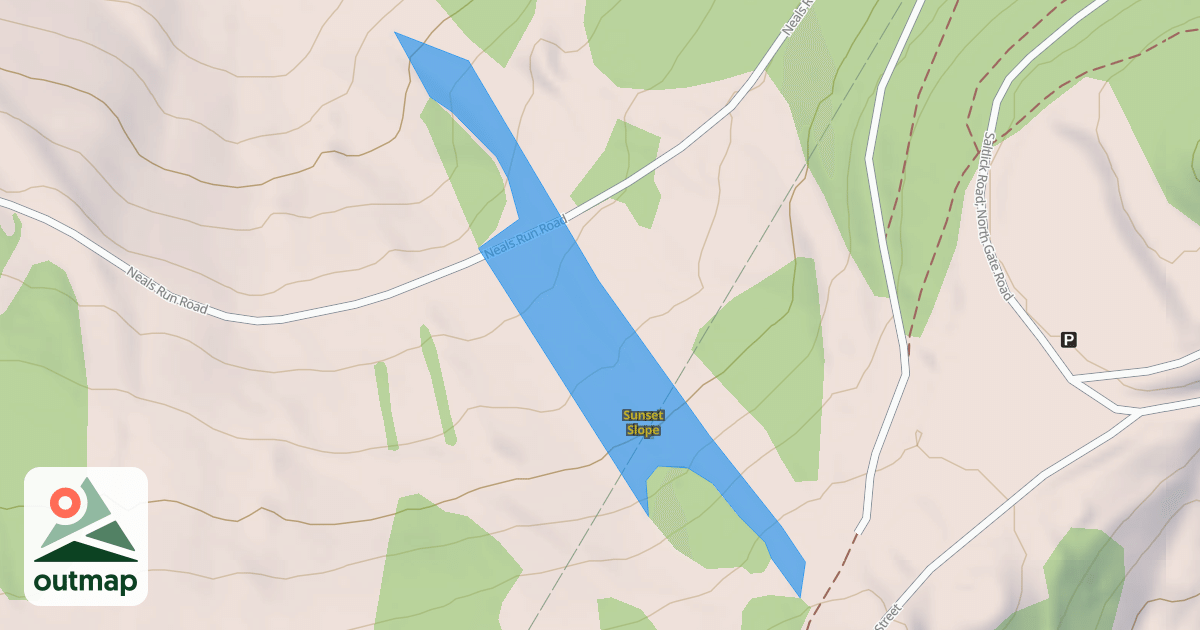 Map of Sunset Slope