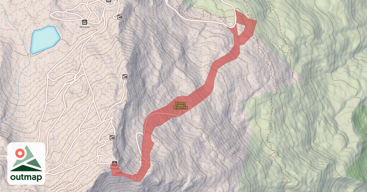Map of Dame Blanche