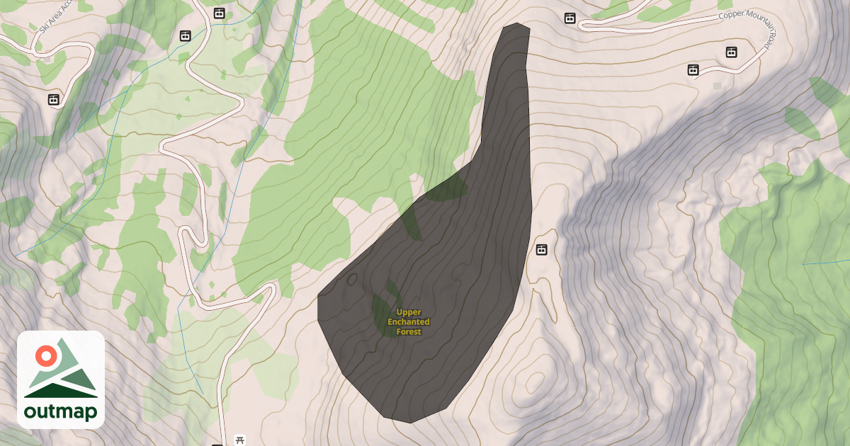 Map of Upper Enchanted Forest