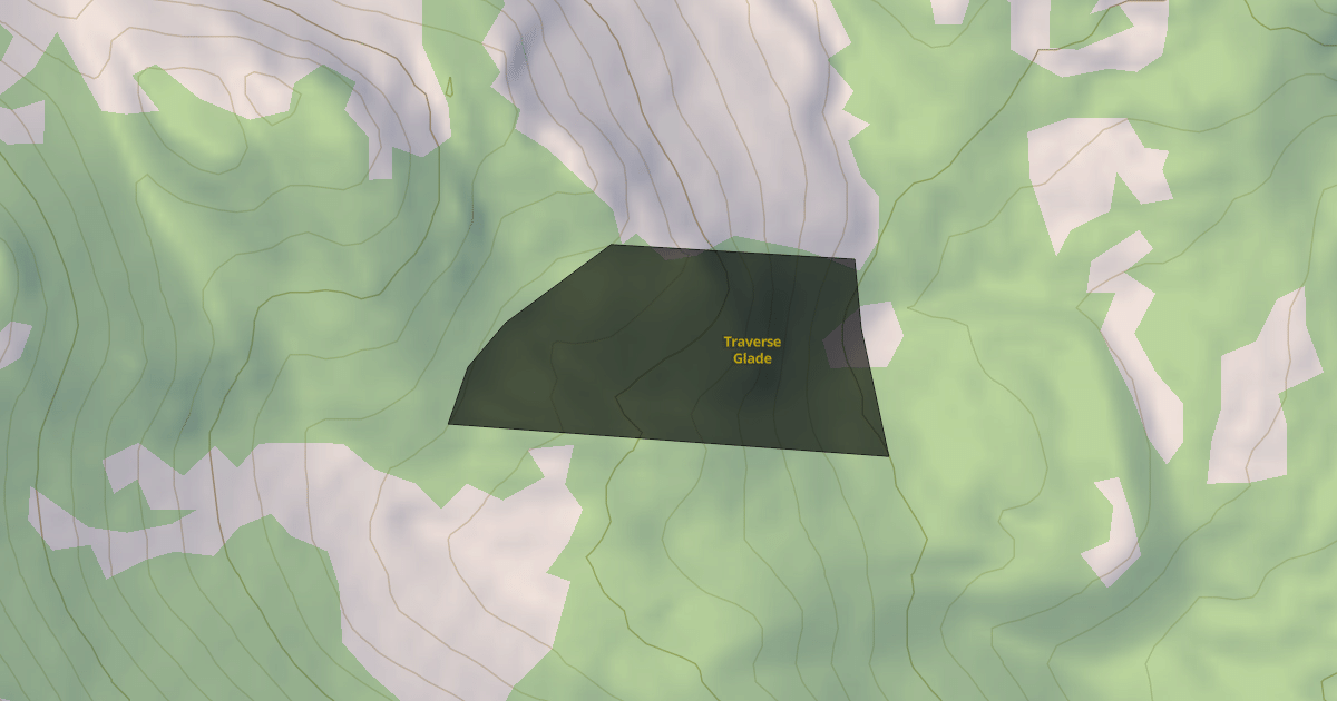 Map preview of Traverse Glade