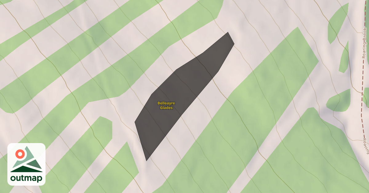Map of Belleayre Glades