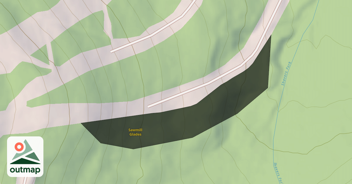 Map of Sawmill Glades