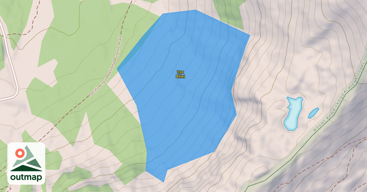 Map of Tye Bowl