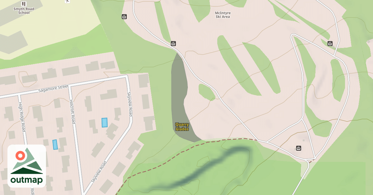 Map of Quarry Glades