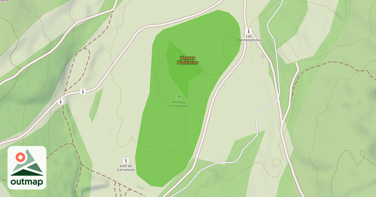 Map of Anneau d'initiation