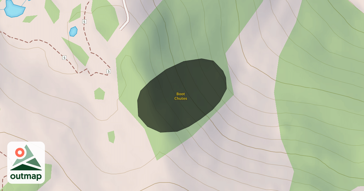 Map of Boot Chutes