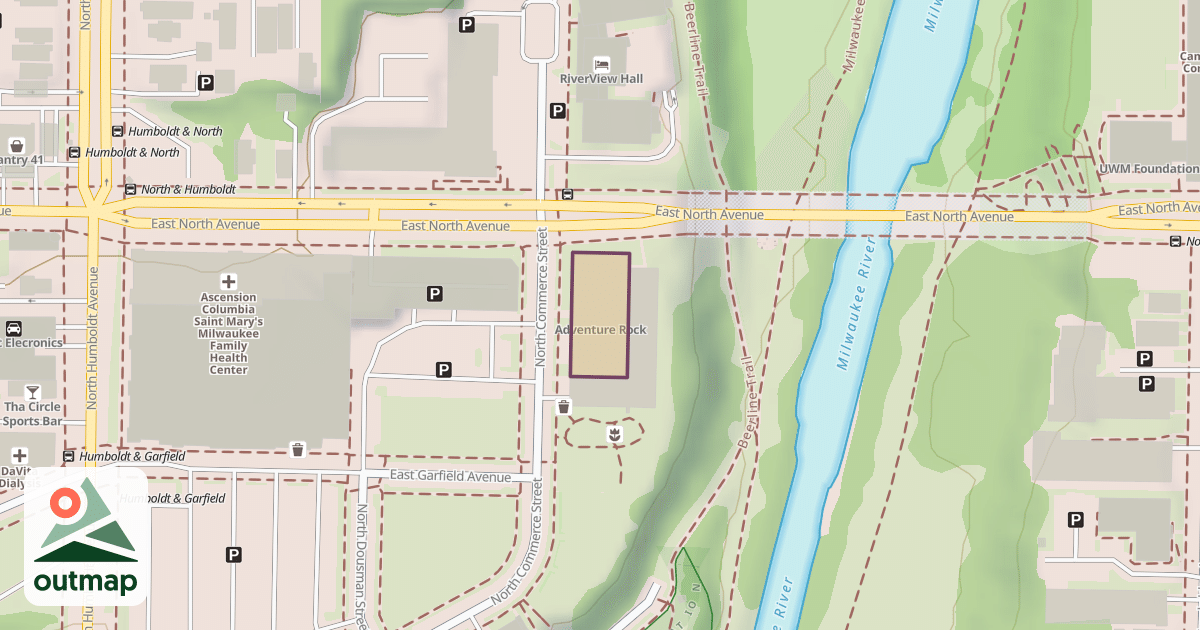 Map of Adventure Rock