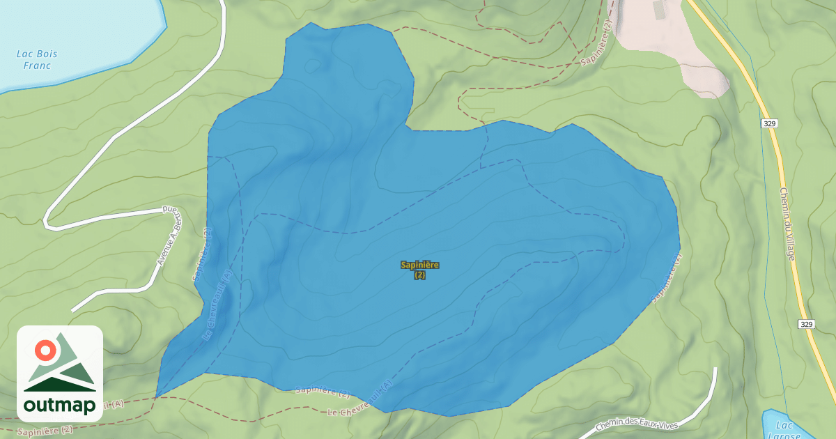 Map of Sapinière (2)