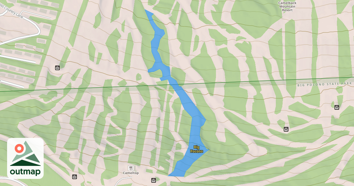 Map of Big Pocono