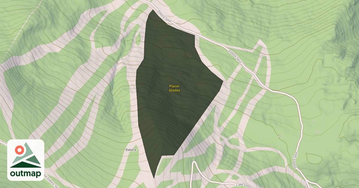 Map of Placer Glades